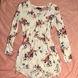 Floral Wrap Romper